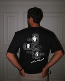 Gomhoreyet Masr Men Oversized SS T-Shirt - Black
