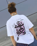 Khalsana Women Oversized SS T-Shirt - Off White