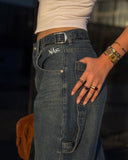 Women Baggy Pant - Light Blue