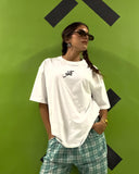 Revo Women Oversized SS T-Shirt - Off White