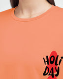 Holiday Records Women Oversized SS T-Shirt - Simon