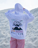 Abo el hol Unisex Oversized Hoodie - White