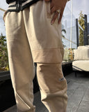 Pocket Unisex Sweatpant - Beige