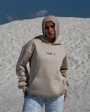 Shed El Fisha Unisex Oversized Hoodie - Beige