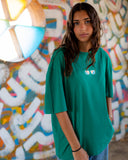 Monkey Unisex Oversized SS T-Shirt - Green