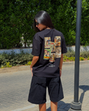 Hekayat Women Oversized SS T-Shirt - Black