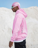 Basata Unisex Oversized Hoodie - Pink