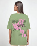 Right Women Oversized SS T-Shirt - Pistachio