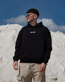 Enta Sah Unisex Oversized Hoodie - Black