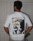 Umm Kalthoum Unisex Oversized SS T-Shirt - Off White