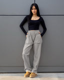 Basic Women Soft Pants - Grey