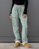 Basic Women Soft Pants - Olive
