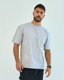 Whispers Unisex Oversized SS T-Shirt - Grey