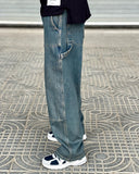 Carpenter Unisex Denim  Pant - Dirty Grey