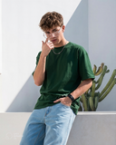 El Arabi Asli Men Oversized SS T-Shirt - Green