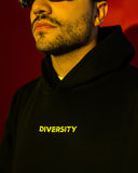 Diversity Unisex Oversized Hoodie - Black
