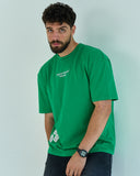 Whispers Unisex Oversized SS T-Shirt - Green