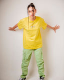 Monkey Unisex Oversized SS T-Shirt - Yellow