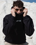 Enta Sah Unisex Oversized Hoodie - Black