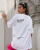 Not Healed Women Oversized SS T-Shirt - Off White