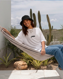 Ma3lesh Women Oversized SS T-Shirt - Off White