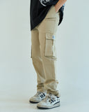 Basic Unisex Cargo Pants - Beige