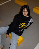 Speak Arabic Unisex Oversized Crew-neck Sweatshirt - Black