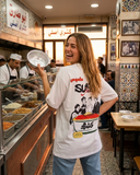 Koshary Women Oversized SS T-Shirt - Off White