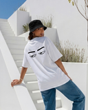 Ma3lesh Women Oversized SS T-Shirt - Off White