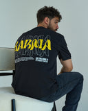 Karma Unisex Oversized SS T-Shirt - Black