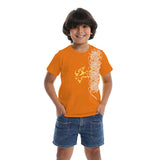 Speak Arabic Kids SS T-Shirt - Orange
