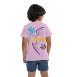 Street Art Kids SS T-Shirt - Lila