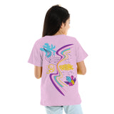 Street Art Kids SS T-Shirt - Lila