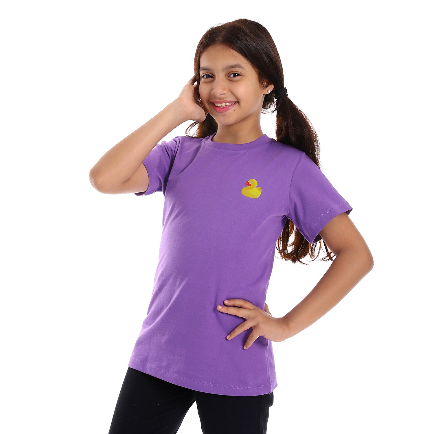 DT Sun Kids SS T-Shirt -Purple