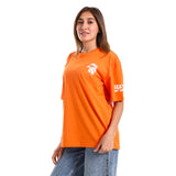 My World Unisex Oversized SS T-Shirt - Orange