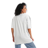 Basic Unisex Oversized SS T-Shirt - Silver