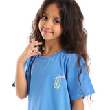 Ya Mesafer Kids SS T-Shirt - Blue