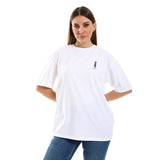 Abo El Houl Unisex Oversized SS T-shirt - White