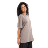 Basic Unisex Oversized SS T-Shirt - Coffee