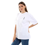 Abo El Houl Unisex Oversized SS T-shirt - White