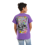 DT Sun Kids SS T-Shirt -Purple