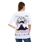 Abo El Houl Unisex Oversized SS T-shirt - White