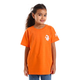 My World Kids SS T-Shirt - Orange