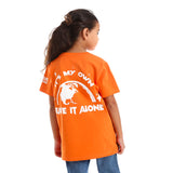 My World Kids SS T-Shirt - Orange