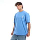 Ya Mesafer Unisex Oversized SS T-Shirt - Blue