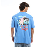 Ya Mesafer Unisex Oversized SS T-Shirt - Blue