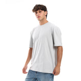 Basic Unisex Oversized SS T-Shirt - Silver