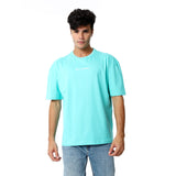 Egyptian Unisex Oversized SS T-Shirt - Bright Teal