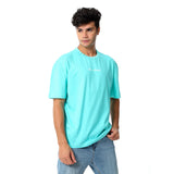 Egyptian Unisex Oversized SS T-Shirt - Bright Teal