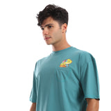 Frog Unisex Oversized SS T-Shirt - Kaki
